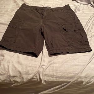 Levi original black cargo denim shirts. 33”.